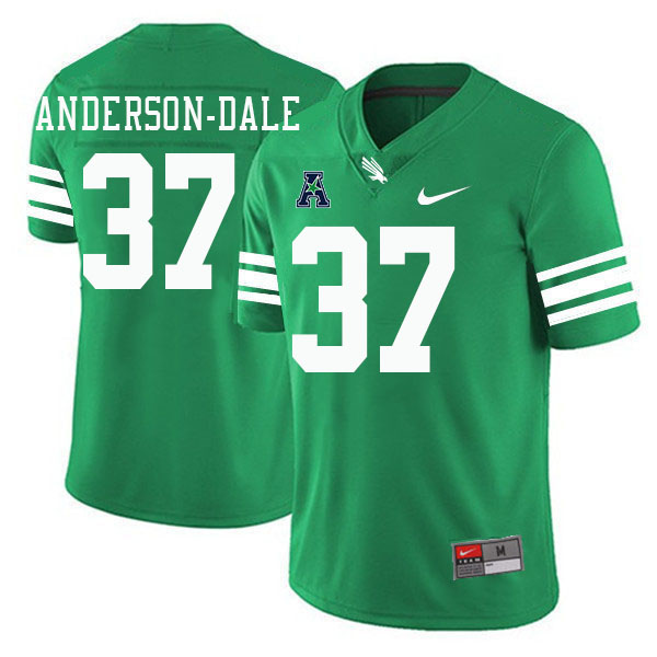 #37 Kabriel Anderson-Dale North Texas Mean Green College Football Jerseys Stitched-Green